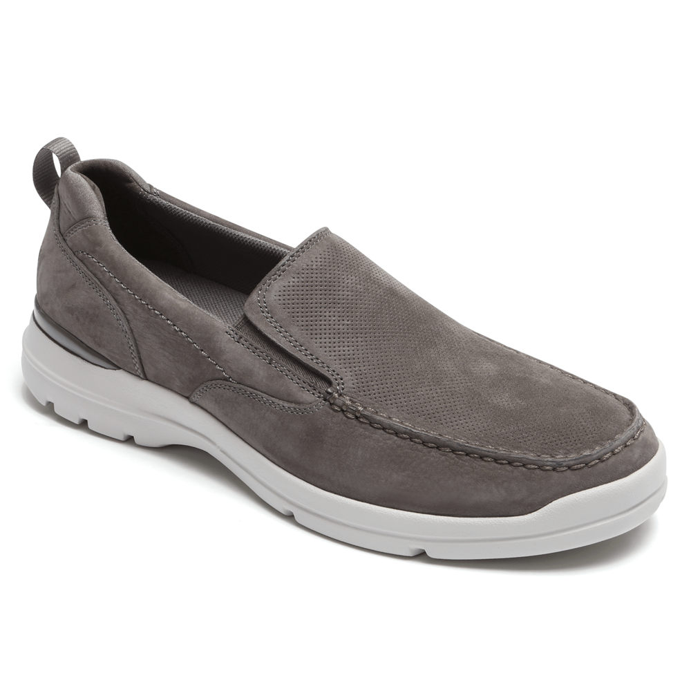 Rockport Slip-Ons Herre Mørke Grå - City Edge - LDRF16075